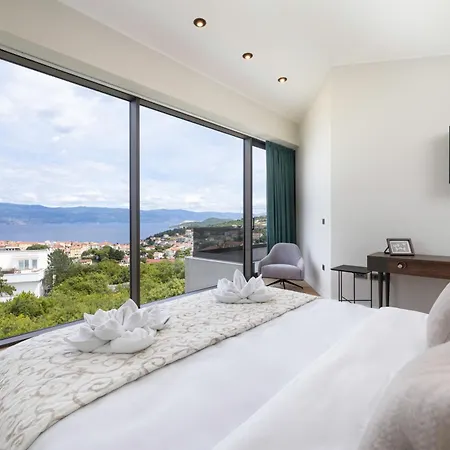 Panoramica With Heated Pool And Sauna Vrbnik (Primorje-Gorski Kotar)