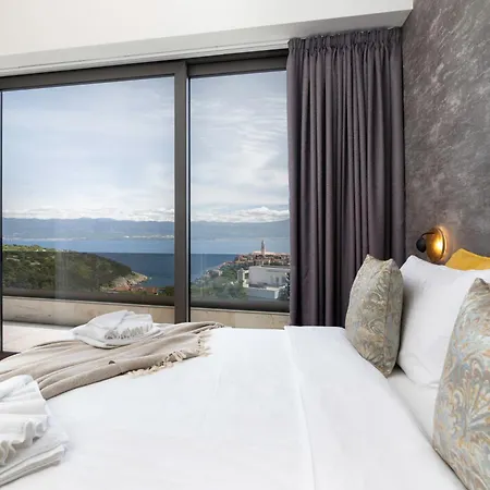 Panoramica With Heated Pool And Sauna Vrbnik