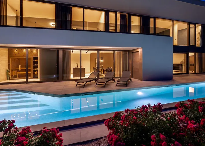 Panoramica With Heated Pool And Sauna * Vrbnik (Primorje-Gorski Kotar)